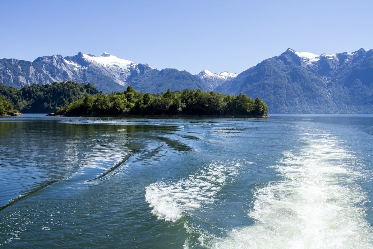 View of the Chilean Fjords